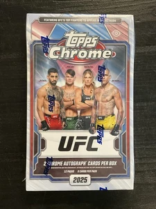 2025 Topps Chrome UFC - Factory Sealed Hobby Box - Picture 1 of 3