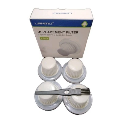 Pack de 4 filtros de repuesto compatibles con aspiradora de pato como se ve en TV Foto 1 de 3