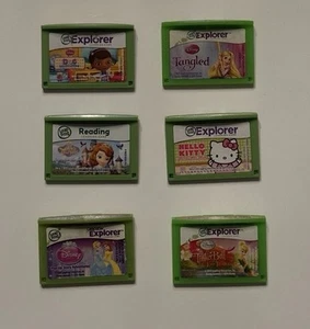 6 Leap Frog LeapPad Explorer Learning Games - Picture 1 of 8
