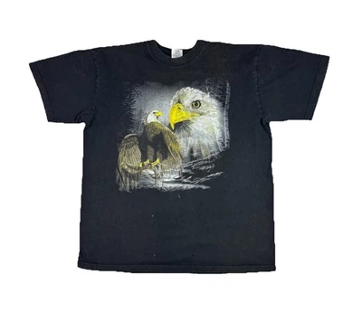 Vintage Bald Eagle T Shirt Nature Wildlife Animal size XL 90s Usa - Image 1 of 4