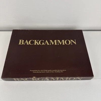 Backgammon Presentation Set 100% Complete 1970s Collectors Board game l@@k!! - Image 1 of 4