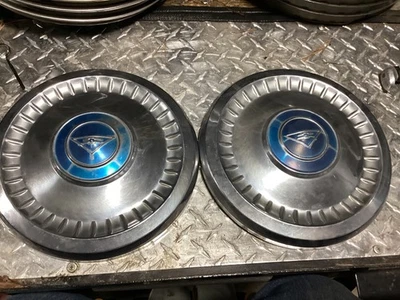 (2) Tapacubos tapacubos plato perro Chevrolet Monza Vega Chevy II Corvair Nova años 60 Foto 1 de 3