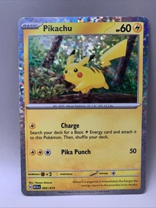 PIKACHU - McDonald's Promo 002/015 M24 EN 2024 Happy Meal Holo Foil Pokémon 2025 - Imagen 1 de 2