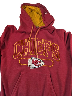 Pullover vintage New Era para hombre M Kansas City Chiefs bordado frontal Foto 1 de 4