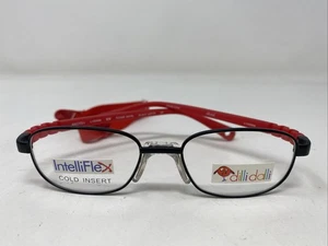 Marco de gafas de borde completo rojo DILLI DALLI Fudge Swirl NEGRO MATE 44-15-130 7015 - Imagen 1 de 6