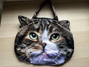 Pheasant cat face bag with ears Handbags Shoulder bags Excellent From Japan - Picture 1 of 12