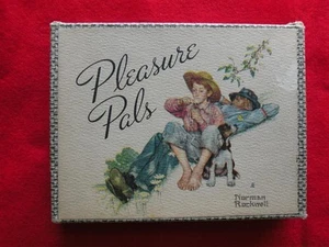 Vintage Norman ROCKWELL Playing Cards Two Decks PLEASURE PALS Reis Morgan Lumber - Picture 1 of 3
