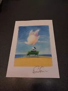 ENRICO FACCINI LITOGRAFIA PAPERINO 20X30 FIRMATA - Bild 1 von 1