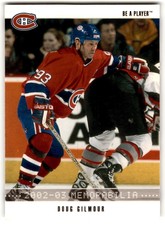 2002-03 Be a Player Memorabilia Doug Gilmour #63 Montreal Canadiens