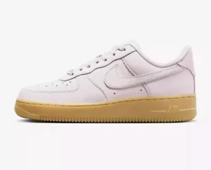 Nike Women Air Force 1 PRM MF Low Pearl Soft Pink Gum Bottom Size 11 DR9503-601 - Picture 1 of 5