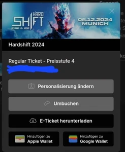 Hardshift München Ticket für 6.12.24 - Bild 1 von 1