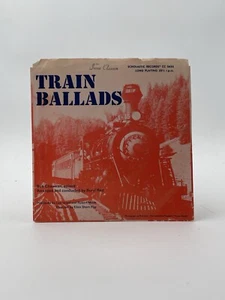 TRAIN BALLADS 7" VINYL RECORD VG+ SCHOLASTIC CC0630 1969 FREE SHIPPING - Picture 1 of 4
