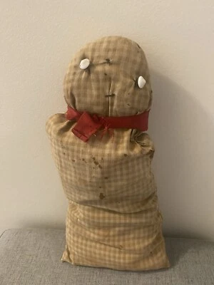 Antique Early Primitive Rag Doll - Image 1 of 4