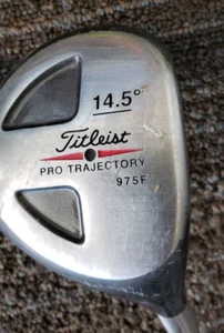 44 IN TITLEIST 14.5 DEG PRO TRAJECTORY 975F 3 FAIRWAY WOOD GOLF CLUB EXCELLENT - Picture 1 of 5