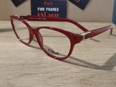 Chloe CE 2622 623 Red/Gold Glasses 53-16-135 Eyeglasses Frames Italy Rare Find - Image 1 of 4