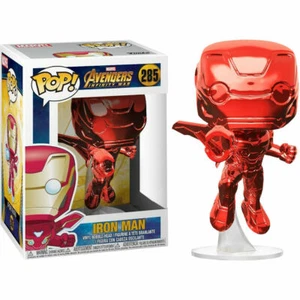 FUNKO POP MARVEL AVENGERS INFINITY WAR IRON MAN ROJO CROMO EXCLUSIVO - TOTALMENTE NUEVO - Imagen 1 de 1