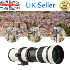 Camera Super Telephoto Lens T Mount Adapter Ring Kit for EF Mount Cameras 1/4'' - Picture 1 of 10