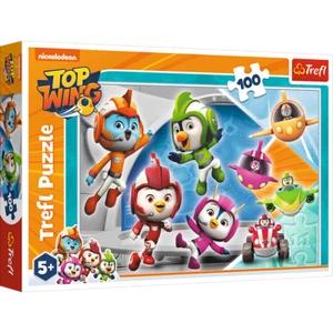 Trefl 100-teiliges Kinder Jungen große Viacom Top Wings Team Freunde Puzzle NEU - Bild 1 von 3