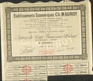 Etablissements Economiques CH. MAUROY (REIMS 51) (V) - Picture 1 of 1