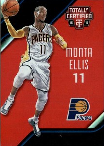 2015-16 Totally Certified Mirror Red Basketball Card #103 Monta Ellis /149