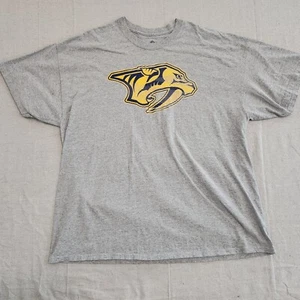 Nashville Predators Shirt Herren XXL Grau Kurzarm Pullover NHL - Bild 1 von 10