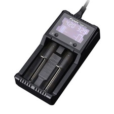 Fenix ARE-A2 2-Channel Battery Charger for Li-ion 16340, 18650 Batteries & More