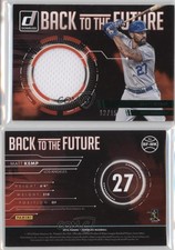 2016 Panini Donruss Back to the Future Materials Green /15 Matt Kemp #BF-MK