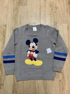 Disney Store Mickey Mouse Kids Sweater Collection Crewneck Size 7/8 - Picture 1 of 7
