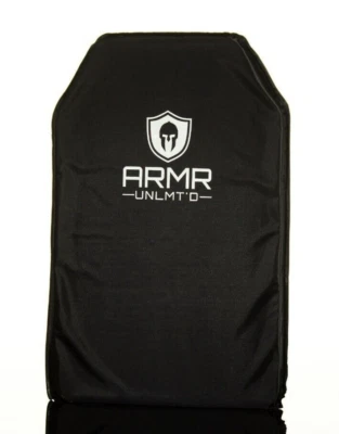 ARMR UNLMTD Bulletproof Backpack Insert Panel Shield Lightweight Body Armor Level IIIA