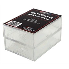 Trading Card Storage Box Acrylic - Holds 50 Cards x 2 Box Pack