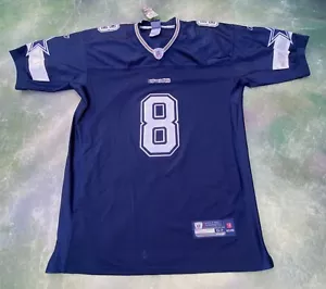 Vintage Reebok NFL Dallas Cowboys Troy Aikman #8 Jersey Size 52. - Picture 1 of 5