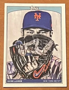 2022 TOPPS X LAUREN TAYLOR #37 JACOB DEGROM - NEW YORK METS - WAVE 2 - Picture 1 of 2