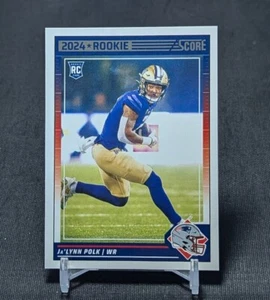 Ja'lynn Polk Rookie RC 2024 Score Football Card #356 New England Patriots - Picture 1 of 2