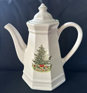 Vintage PFALTZGRAFF HERITAGE Christmas Tree 48oz. Coffee Pot / Beverage Server - Picture 1 of 13