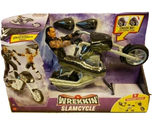 WWE Wrekkin Slamcycle w/ The Undertaker 6" Inch Motorcycle Wrestling NEW - Picture 1 of 3