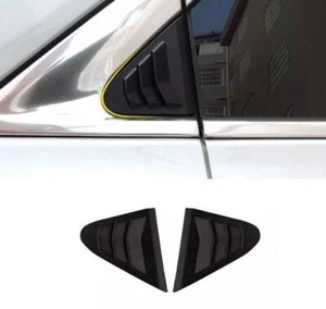 For Cadillac XT4 2019-24 Black Quarter Window Louver Shutter Side Vent 2x - Picture 1 of 1
