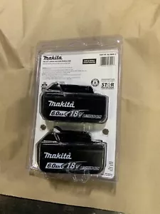Makita 6.0Ah 18V Lithium-Ion Battery 2 Pack (BL1860B2) - Picture 1 of 6