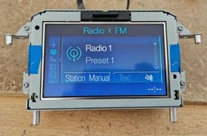 FORD FIESTA CAR RADIO SAT NAV NAVIGATION HEAD UNIT DISPLAY SCREEN F1BT18B955DC - Picture 1 of 9