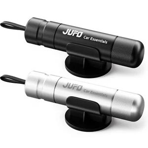 JUFO 2 Packs Car Escape Tool Seat Belt Cutter Quick Emergency Window Breaker - Picture 1 of 13
