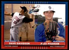 2007 GrandStand Connecticut Defenders Alex Hinshaw Signed IP AUTO #NNO