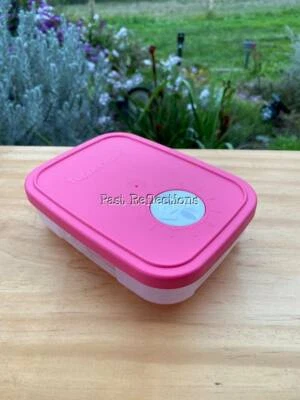TUPPERWARE FREEZERMATES FREEZER CONTAINER 250ml PINK SMALL 1 WITH DIAL - Image 1 of 3