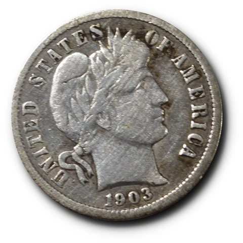 1903-O Barber Dime Silver 10C Cover