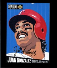 1994 Collector's Choice Gold Signature #323 Juan Gonzalez