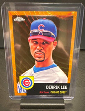2022 DERREK LEE /25 HOLO (ORANGE WAVE) REFRACTOR SSP | TOPPS CHROME PLATINUM