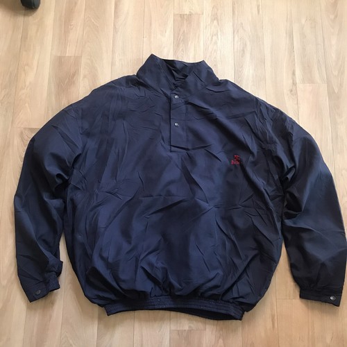 GIACCA BOMBER VINTAGE BURBERRY frangivento invernale MADE IN ENGLAND da uomo taglia 2XL