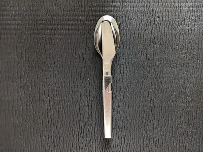 Juego de cubiertos de viaje de acero inoxidable | Cuchara cuchillo tenedor 3 piezas | Festival Camping Foto 1 de 4