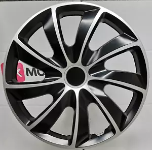 Tapas de rueda 4x14" para Honda Jazz plateado/negro 14" - Imagen 1 de 6