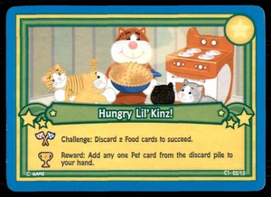 2007 Ganz Webkinz Challenge! Series 1 Card Hungry Lil' Kinz! #5