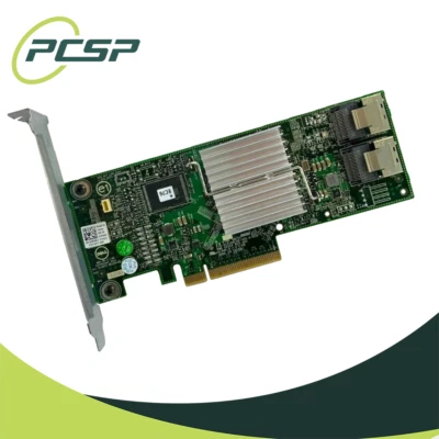 Dell PERC H310 8-Port 6GB/s High Profile SAS Raid Card w/o Cable HV52W - Image 1 of 4