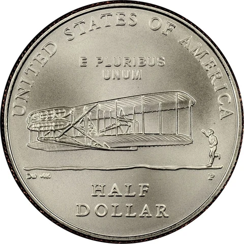2003 P First Flight Commemorative Half Dollar BU Cover